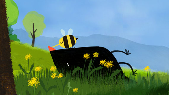le petit oiseau et l abeille